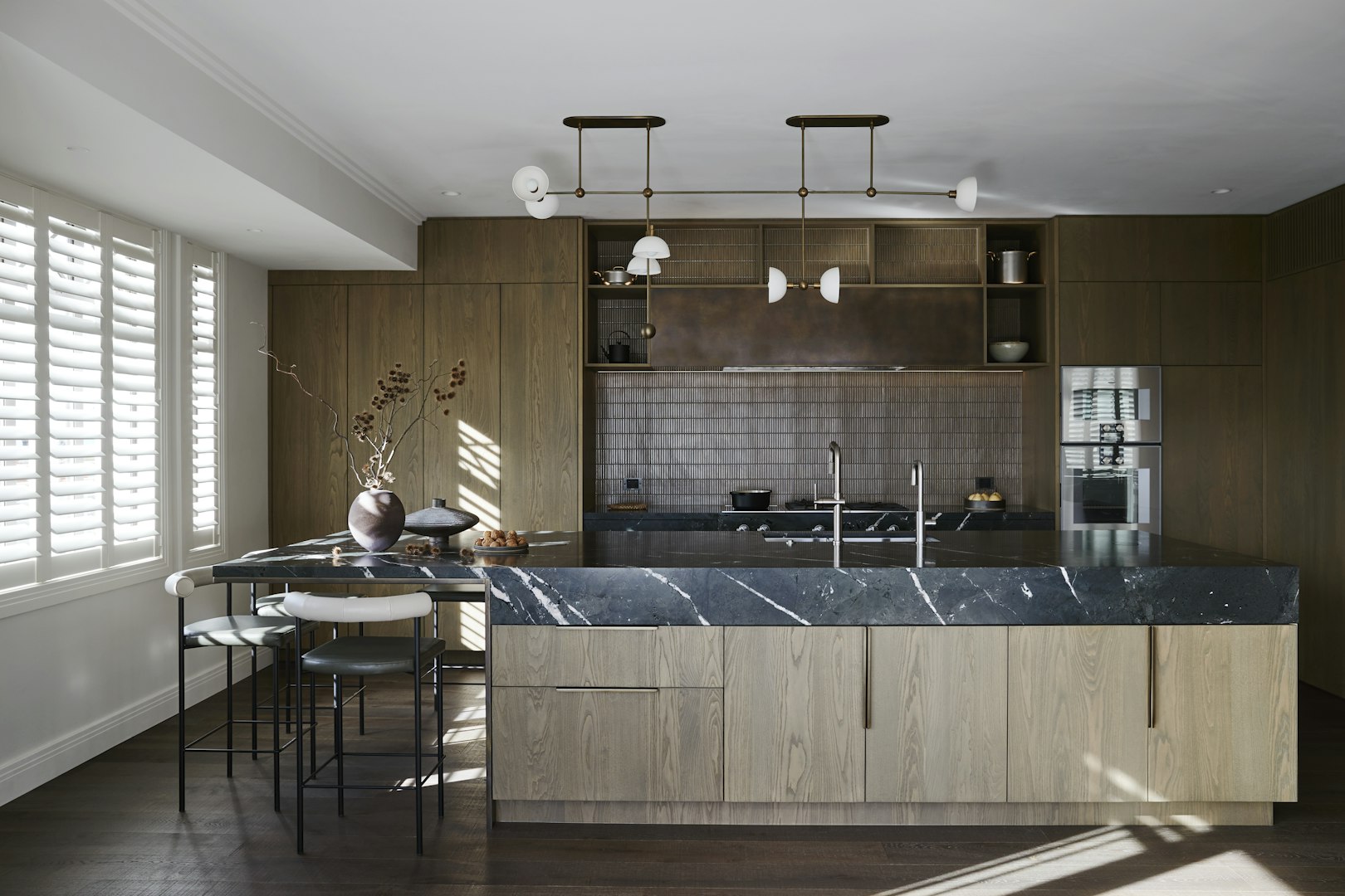 Tea House - Apartment Kitchen — kitchen by Du Bois Design (NKBA Excellence in Design 2026)