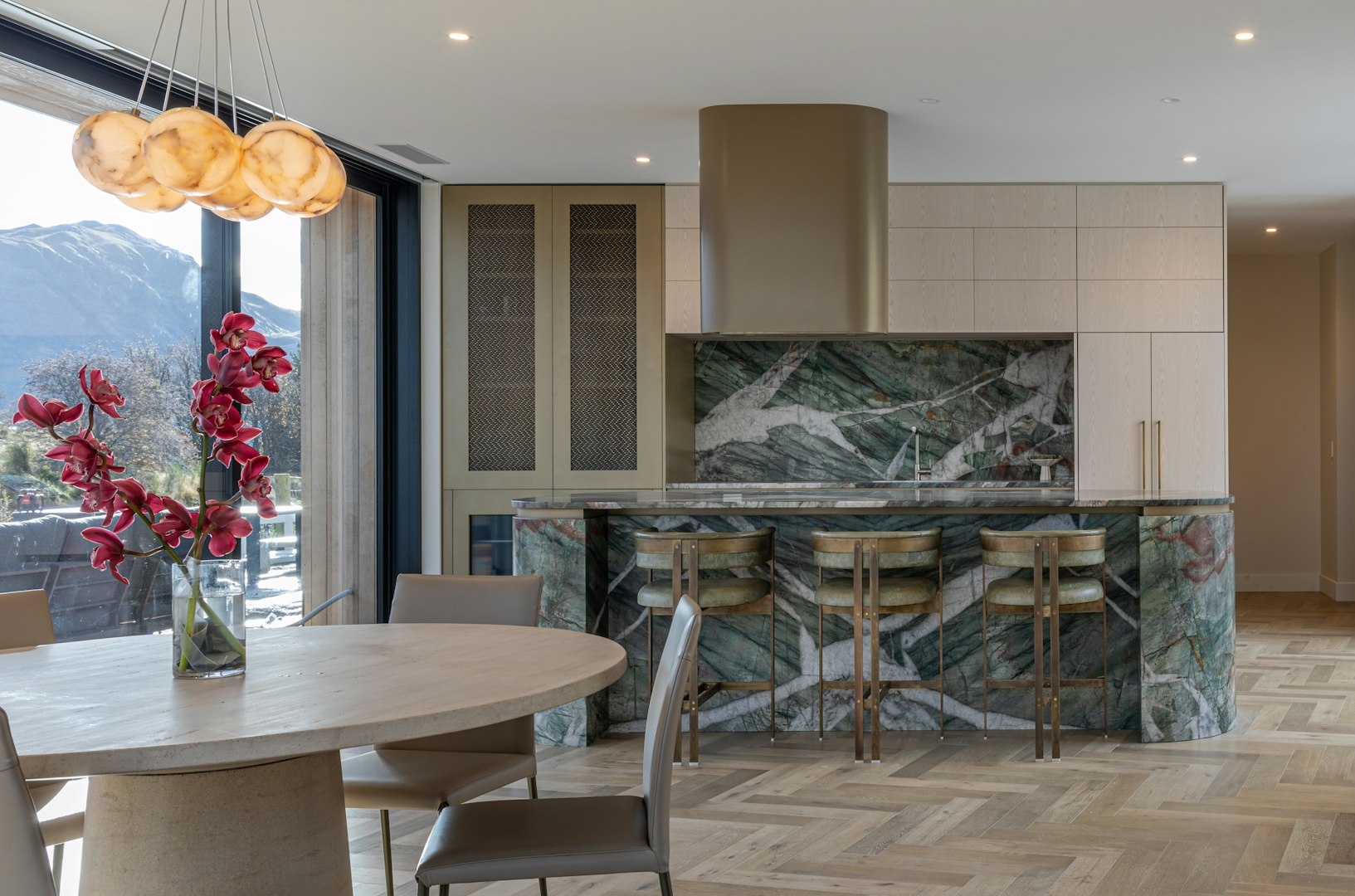 Quartzite Peninsula — kitchen by Hub Design (NKBA Excellence in Design 2026)