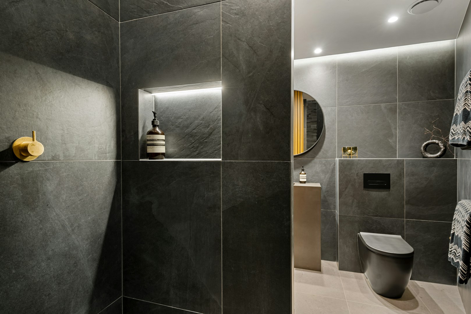 George Courts Heritage Building - Luxury bathroom renovation — bathroom by Kirsty Vegas Design (NKBA Excellence in Design 2026)