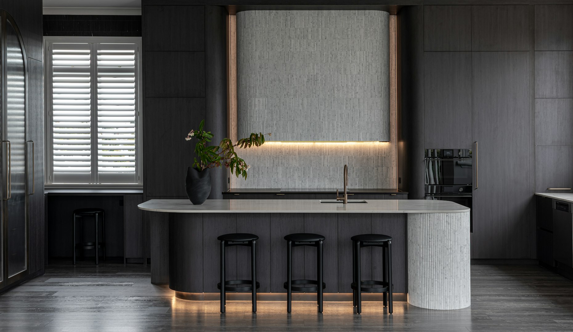 Ebony & Ivory — kitchen by Sticks+Stones Design (NKBA Excellence in Design 2026)